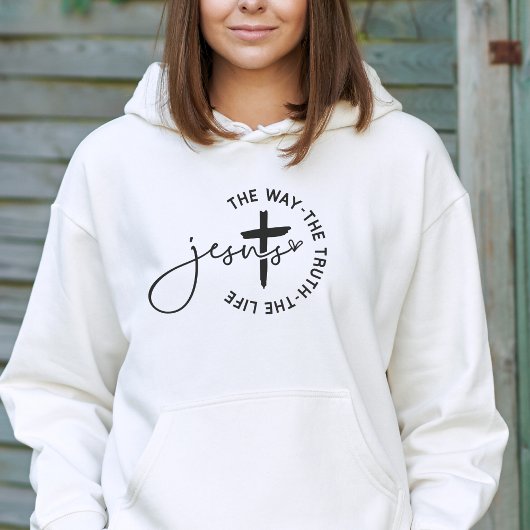 Christelijk Bijbelvers Kruis van de Schrift Hoodie