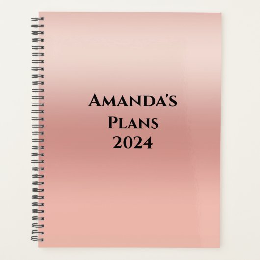 Christelijk Bijbelvers Maandelijks Vrouwen Blush R Planner (Voorkant)