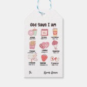 Christelijk Bijbelvers Schattige Valentijn Gift La Cadeaulabel (Voorkant)