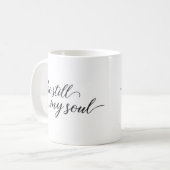 Christelijk Bijbelvers | Wees mijn ziel Koffiemok (Voorkant links)