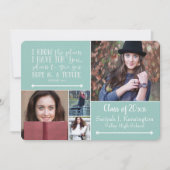 Christelijk Bijbelverse Afstuderen Foto collage Kaart (Voorkant)