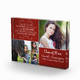 Christelijk Bijbelverse Afstuderen Foto Collage Ro