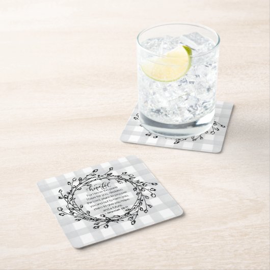 Christelijk Bijbelverse Inspirerend Kartonnen Onderzetters (Insitu)