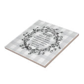 Christelijk Bijbelverse Inspirerend Tegeltje (Zijkant)