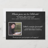 Christelijk bijbelversie Afstuderen meerdere foto' Kaart (Achterkant)