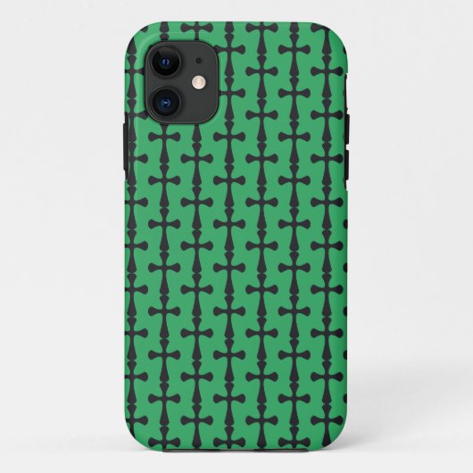 Christelijk blauw kruis Case-Mate iPhone case (Achterkant)