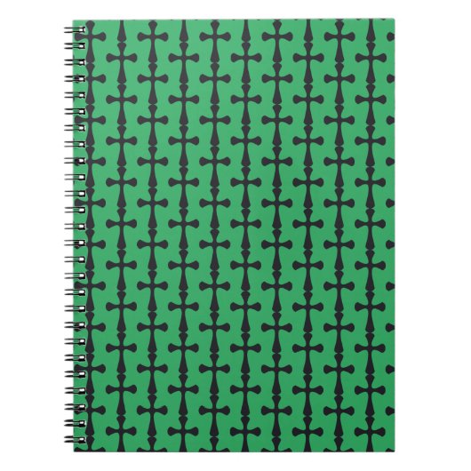 Christelijk blauw kruis notitieboek (Voorkant)