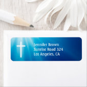 Christelijk | Blauwe stralen Etiket (Insitu)