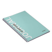 Christelijk Blauwgroen journaal met aangepaste scr Notitieboek (Rechterzijde)