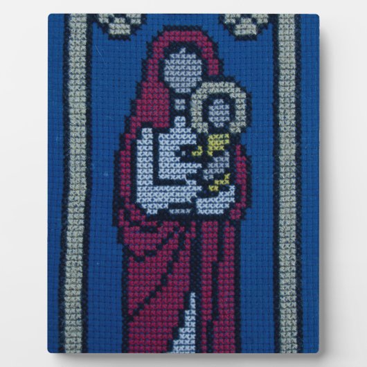 Christelijk borduurwerk fotoplaat (Voorkant)