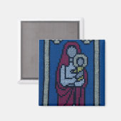 Christelijk borduurwerk magneet (Voorkant / Achterkant)