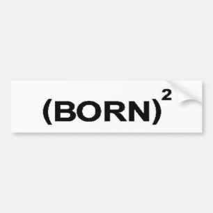 Christelijk BORN OPNIEUW "BORN" RELIGIEUS Bumpersticker