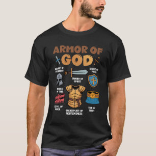 Christelijk Boy Armour of God Jesus is een konings T-shirt