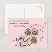 Christelijk briefkaart (Voorkant / Achterkant)