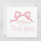 Christelijk Briefkaart Dochter Kaart Coquette Roze (Voorkant)