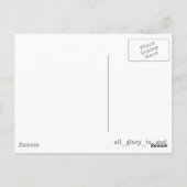 Christelijk Briefkaart zonnebloem (Achterkant)