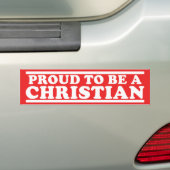 Christelijk Bumpersticker (Op auto)