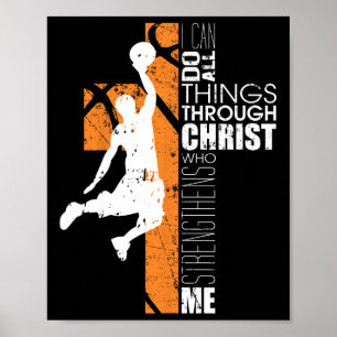 Christelijk Bysketbyll Boys Meisjes Cadeau Filippe Poster