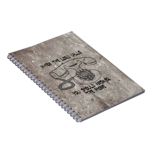 Christelijk cadeau als de Heer roept... Notitieboek (Rechterzijde)