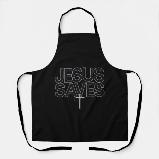 Christelijk Cadeau Jezus Geloof Bijbelvers Schort (Voorkant)