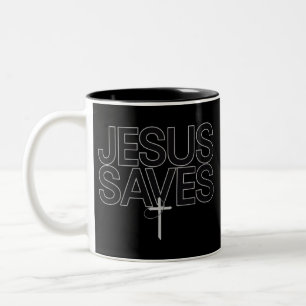 Christelijk Cadeau Jezus Geloof Bijbelvers Tweekleurige Koffiemok
