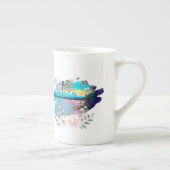 Christelijk cadeau | koffieofferte | bloem | lands porselein kop (Rechts)