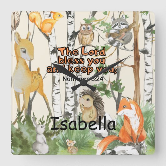 Christelijk cadeau voor speciale wandklok (Voorkant)