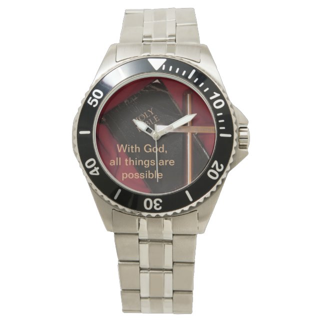 Christelijk cadeauhorloge horloge (Voorkant)