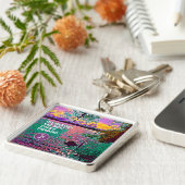 Christelijk cadeautje voor vrouwen Black Swan Foto Sleutelhanger (Zijkant)