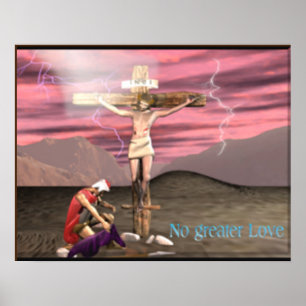 Christelijk Calvarie-kunstposter Poster