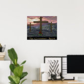 Christelijk Calvary kunstposter Poster (Thuiskantoor)