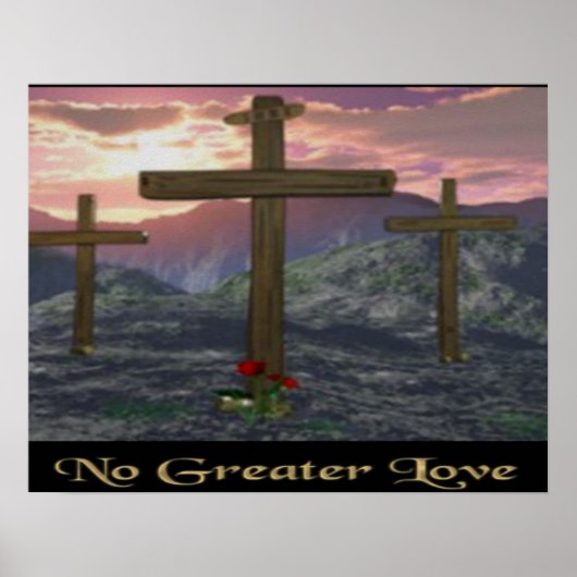 Christelijk Calvary kunstposter Poster (Voorkant)