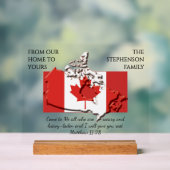 Christelijk Canada Dag van de Arbeid Acryl Bord (Neutraal)