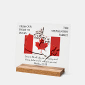 Christelijk Canada Dag van de Arbeid Acryl Bord (Hoek)