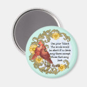 Christelijk Cardinals Talent Magneet (Voorkant / Achterkant)