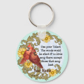 Christelijk Cardinals Talent Sleutelhanger (Voorkant)