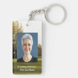 Christelijk Celebration Life Keepsake Golfen Sleutelhanger
