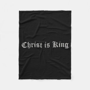 Christelijk Christendom Christus Is Koning Jezus K Fleece Deken