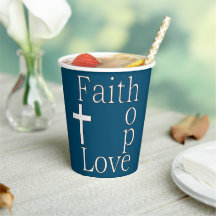 Christelijk citaat "Faith Hope Love"