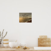 Christelijk citaat: Gods dromen voor jou Poster (Keuken)