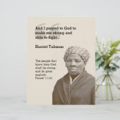 Christelijk citaat HARRIET TUBMAN (Staand voorkant)