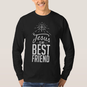 Christelijk citaat Jezus is mijn beste vriend T-shirt