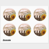 Christelijk citaat: Leren om op Jezus te leunen Ronde Sticker (Vel)