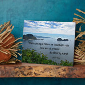 Christelijk citaat over Natuur Fotoplaat (Zijkant)