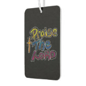 Christelijk citaat: "Prijs de Heer" Luchtverfrisser (Links)