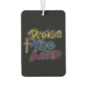 Christelijk citaat: "Prijs de Heer" Luchtverfrisser (Achterkant)