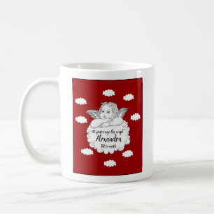 Christelijk Cloud Angel Happy 90th Birthday Red Koffiemok