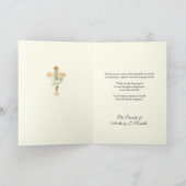 Christelijk condoleances begrafenis bedankt (Binnen)