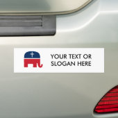 Christelijk conservatief bumpersticker (Op auto)