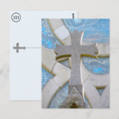 Christelijk Cross Briefkaart (Voorkant / Achterkant)